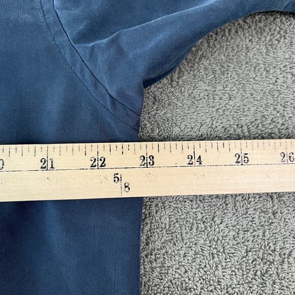 Bamboo Clay Hawaiian Camp Shirt Mens‎ Medium Blue Summer Beach Tropical Beach - Picture 9 of 9